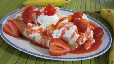 Recettes rapides : Assiette de banana split