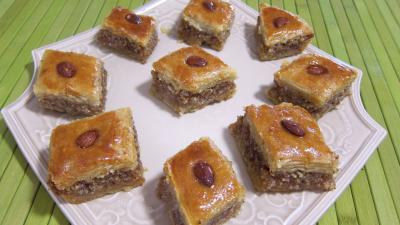 Cuisine orientale : Assiettes de baklavas