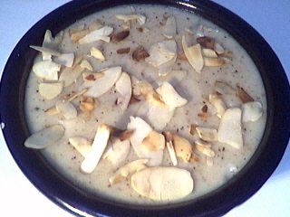 Image : recette Crème aux amandes et au miel