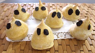 Pains & pâtes : Halloween les pains fantômes