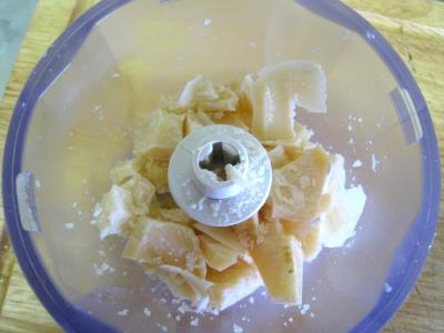 Crumble aux haricots verts et sa crème d'ail - 3.3