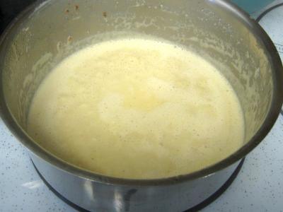 Crumble aux haricots verts et sa crème d'ail - 10.2