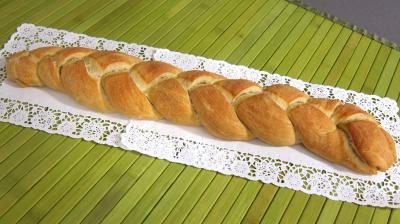 Recette élaborée : Tresse de pain