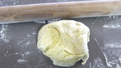 Pizza aux épinards et aux champignons - 6.1
