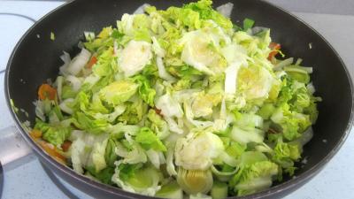 Blancs de poireaux à la chinoise et ses crêpes - 6.2