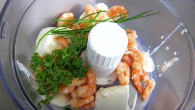 Concombre farci aux crevettes - 2.2