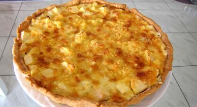 Pour débutants : Clafoutis au chou-fleur et camembert