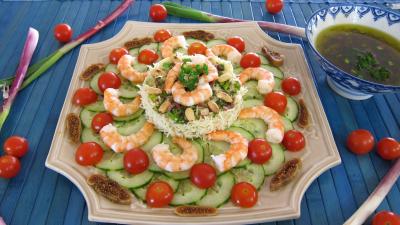 prin : Salade de gambas