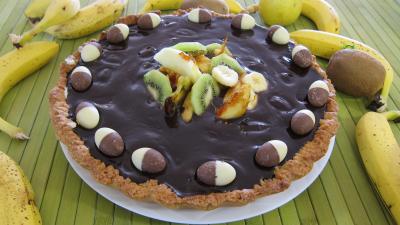 Tarte au chèvre et chocolat - 10.2