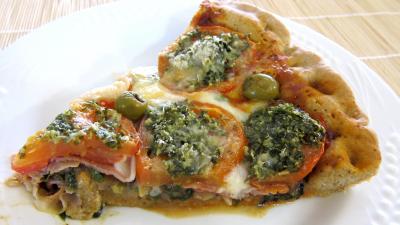 Photo : Pizza aux brocolis