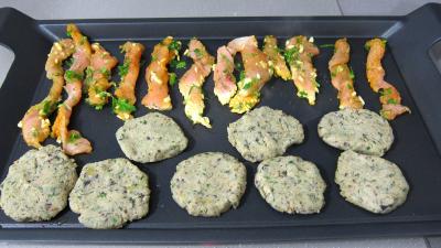 Recette Fingers de poulet et ses galettes de laitue
