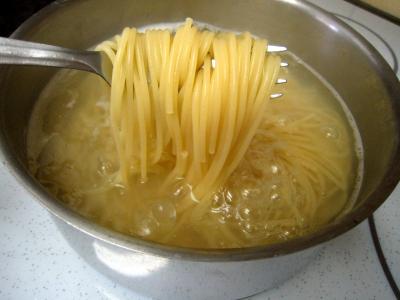 Spaghettis aux petits pois - 8.2