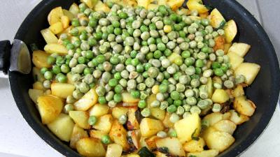 Frittata aux pommes de terre et petits pois - 6.2