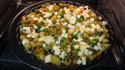 Frittata aux pommes de terre et petits pois - 8.3