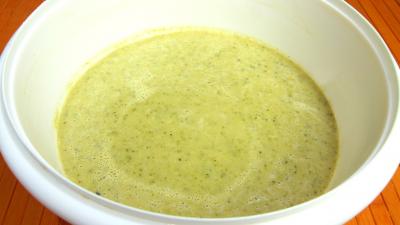 Recette Crème de courgette en amuse-bouche