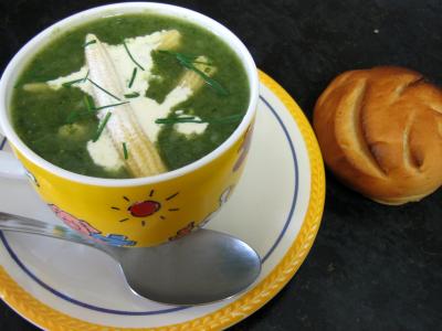 Image : Dans le wok la soupe de dinde aux épis de maïs