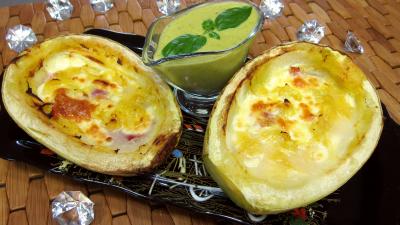 Cuisine diététique : Courgette spaghettis en gratin
