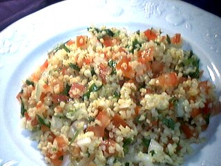 Recette Assiette de taboulé