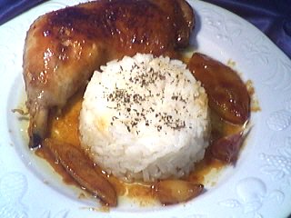 Volailles et gibiers : Assiette de poulet au miel
