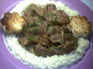 Image : Assiette de gésiers au vin blanc