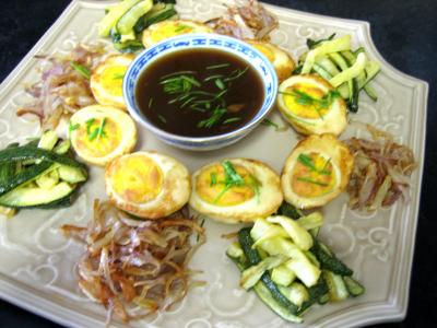 Cuisson au bain de friture : Assiette d'oeufs façon tahilandaise
