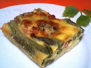 Image : recette Clafoutis aux haricots verts