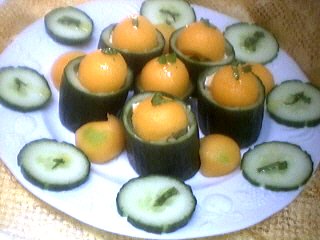 Recettes rapides : Assiette de melon surprise
