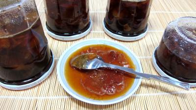 pomme : Coupelle de confiture de nashis à l'anis