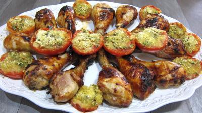 Ail : Assiette de manchons de poulet façon chinoise
