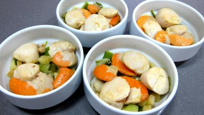 Coquilles Saint-Jacques à la honfleuraise (Normandie) - 5.3