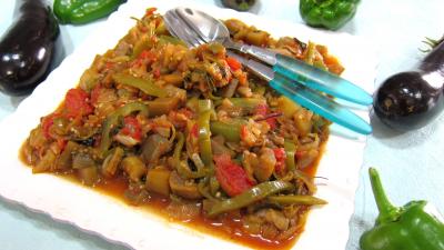 Cuisine mexicaine : Assiette d'aubergines à la mexicaine