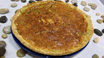 Image : Assiette de quiche aux poivrons