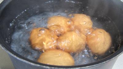Fondue de poireaux aux oeufs fantômes - 7.2