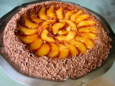 Image : recette Gâteau aux poires et sa crème au Grand Marnier