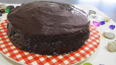 Recette Assiette de cheese cake au chocolat bananes