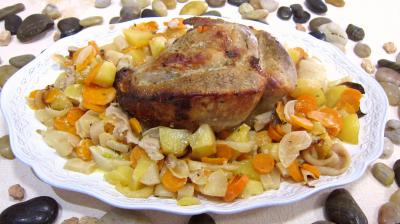 Les grands classiques : Assiette de cul de veau à la Montsoreau 