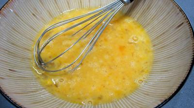 Omelette au chèvre et pissenlits - 5.3