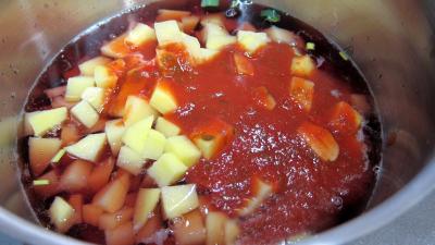 Recette Soupe de thon aux topinambours