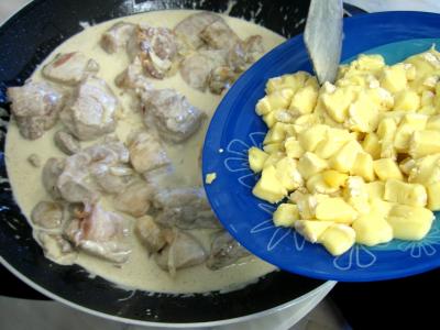 Sauté de porc au brie et aux cèpes - 13.1