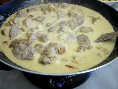 Sauté de porc au brie et aux cèpes - 14.1