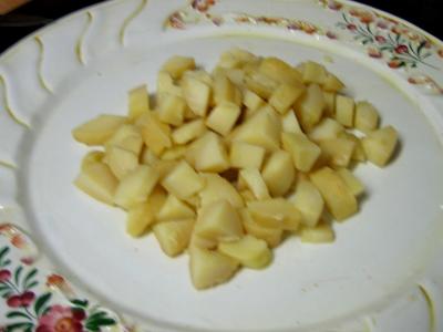 Salade aux restes de pommes de terre vapeur et chèvre - 4.4
