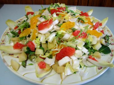 Salade aux restes de pommes de terre vapeur et chèvre - 5.2