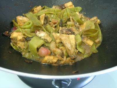 Espadon aux haricots mange-tout façon chinoise - 11.1