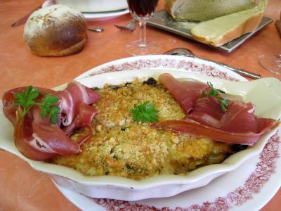comté : Ramequins aux poireaux et aux endives