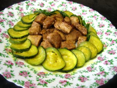 Filet de porc : Assiette de sauté de porc au sirop d'érable