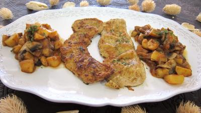 Légumes : Escalopes de veau à la tomate