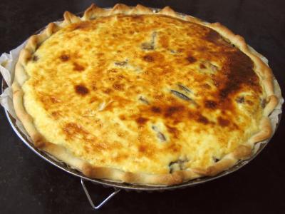 Courgettes aux champignons en quiche - 11.1