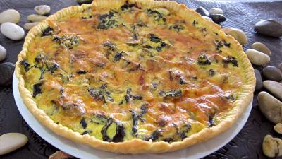 Cuisson à la poêle : Tarte de champignons noirs 