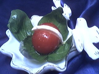 Fromages : Ramequin de tomates-cerises à la mozzarella