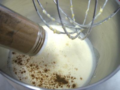 Gâteau "cococitron" et sa crème de poire - 4.4